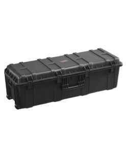 VEVOR 5.5-6.7 Cu.ft (156-190 Liters) Waterproof Hard Case with Foam Lining and Lockable Latches - Black