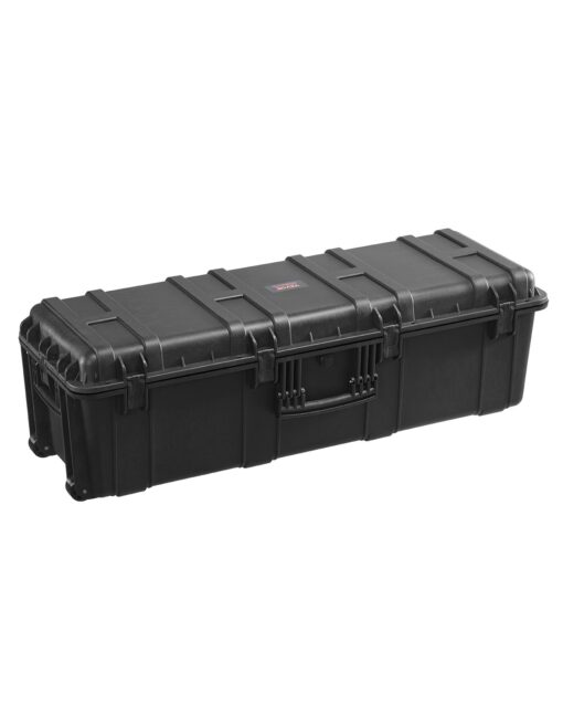 VEVOR 55 67 Cuft 156 190 Liters Waterproof Hard Case with Foam Lining and Lockable Latches Black