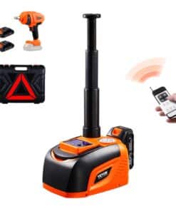 VEVOR Wireless Electric Car Jack Kit 5 Tons (11000 lbs) with Remote Control and LED Lighting for Vehicles 160-450mm (6.3-17.7 in) Lifting Range