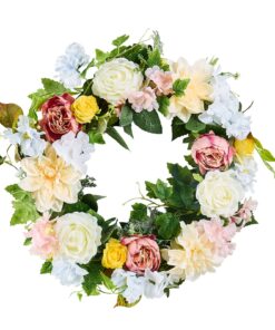VEVOR 61 cm (24 in) Artificial Decorative Wreath with White