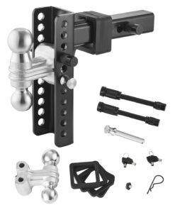 VEVOR Adjustable Trailer Hitch with 2" Receiver