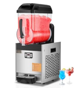 VEVOR 12L (3.17 Gal) Commercial Slushy Machine with Adjustable Temperature for Juices
