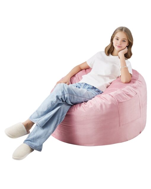 VEVOR Large Round Bean Bag Chair with Removable Cover