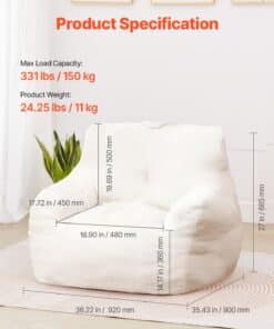 91 cm (3 ft) High-Density Memory Foam for Ultimate Comfort