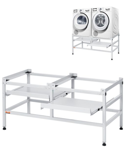 VEVOR Universal Washing Machine and Dryer Stand with Storage