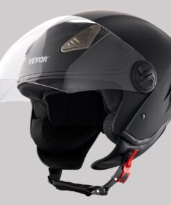VEVOR ECE Approved 3/4-Face Motorcycle Helmet with Bluetooth and Open Vision