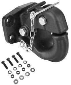 VEVOR Heavy-Duty Pintle Hitch Trailer Receiver for 63.5mm-76.2mm Lunette Ring