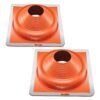 VEVOR 2 Pcs High Temp Silicone Roof Pipe Flashing Boots