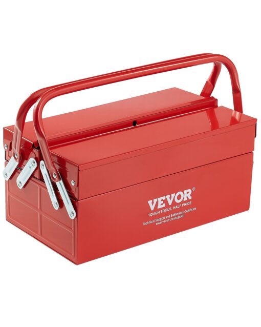 VEVOR 35 cm Metal Cantilever Toolbox