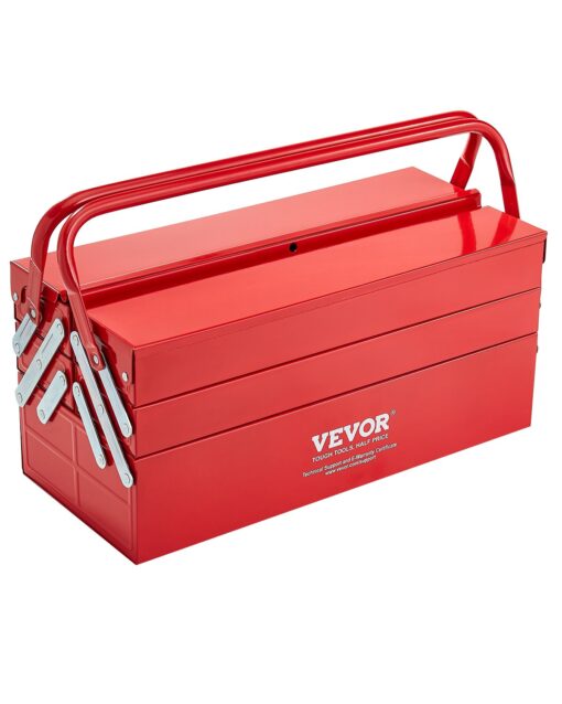 VEVOR 46 cm Metal Cantilever Toolbox