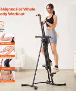Folding Cardio Climber with LCD Display