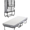 VEVOR Folding Rollaway Bed with 127 cm Foam Mattress  Steel Frame