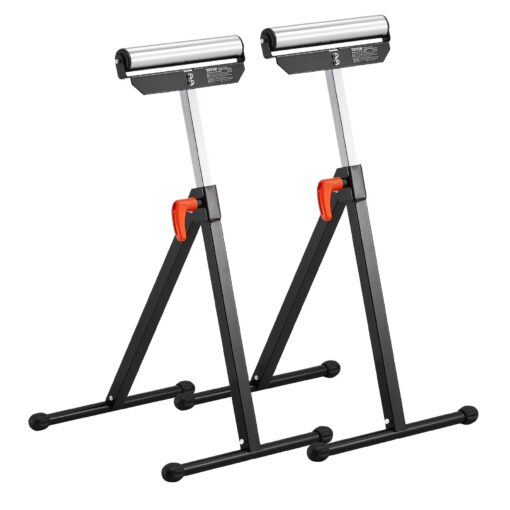 VEVOR 2 Piece Adjustable Woodworking Roller Stands