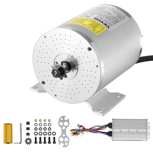 VEVOR 72V 3000W Brushless DC Motor Kit with Speed Controller for Electric Bikes Scooters