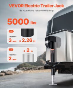 Power Tongue Jack with Remote & LED for RV