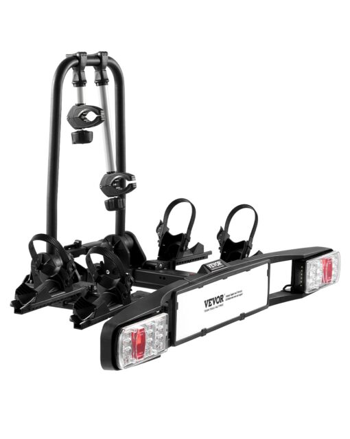 VEVOR Foldable Hitch Bike Rack for 2 Bicycles