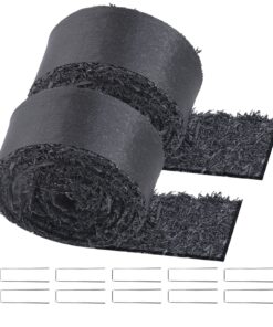 VEVOR Rubber Mulch Roll 2-Pack – 305 x 11.4 cm Weed Control & Mud Prevention Mat for Landscaping