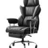 VEVOR High Back Executive Office Chair with Footrest  Removable Armrests