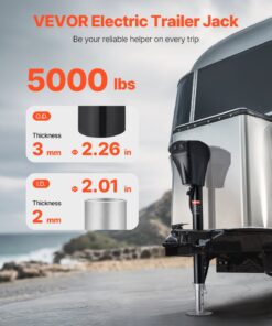 Power Tongue Jack with 10-85.8 cm Lift