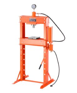 VEVOR 30 Ton Hydraulic Shop Press with Pneumatic Assist and Adjustable Height