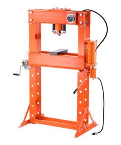 VEVOR 50 Ton Hydraulic Shop Press with Pneumatic Assist and Adjustable Height