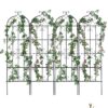 Металлическая Садовая Решетка VEVOR 4 шт 180x50 см