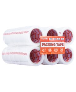 VEVOR Heavy Duty Clear Packing Tape 36 Rolls