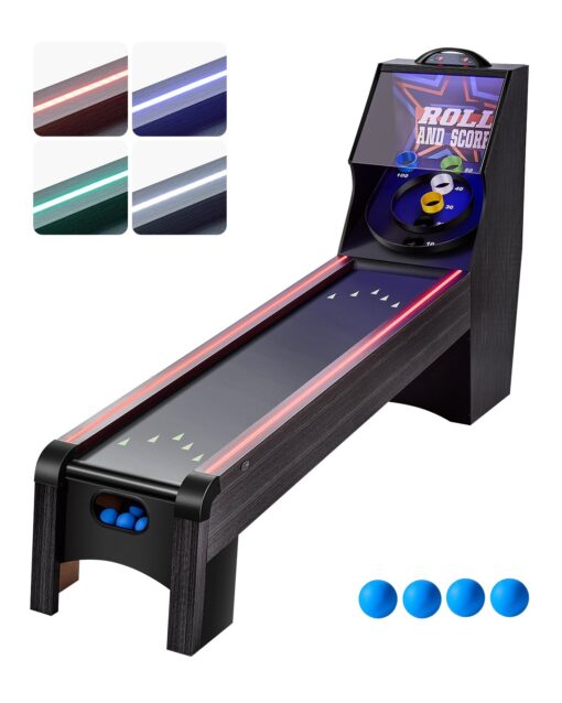 VEVOR 27 m Roll Score Arcade Game Table with Electronic Scorer 4 Balls
