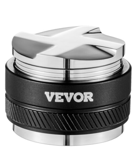 VEVOR 53mm Adjustable 2 in 1 Coffee Distributor Tamper for Espresso Machines