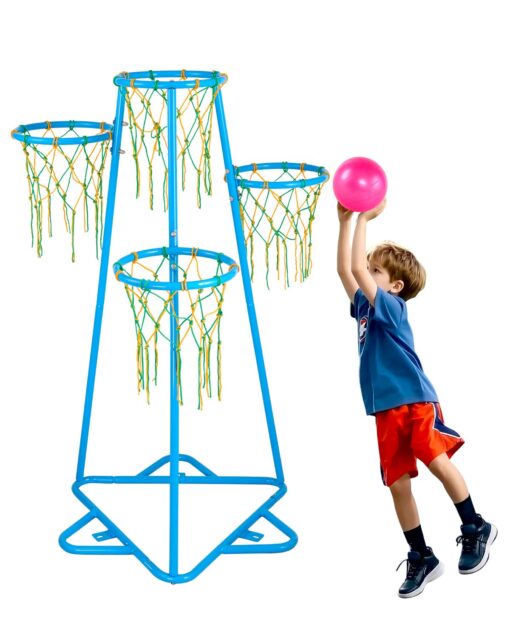 VEVOR Kids Basketball Hoop with 4 Adjustable Heights 96 141 cm