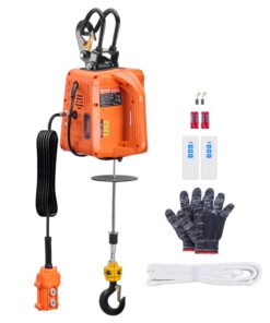 VEVOR 3-in-1 Portable Electric Hoist Winch 500 kg
