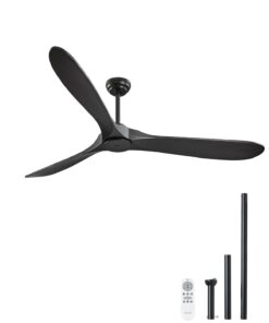 VEVOR 183 cm Wooden Blade Ceiling Fan