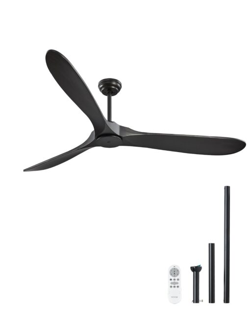 VEVOR 183 cm Wooden Blade Ceiling Fan