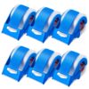 VEVOR Clear Packing Tape 6 Rolls with Dispensers