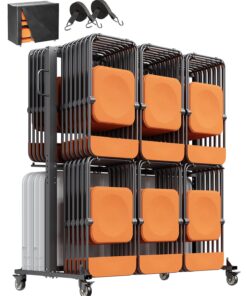 VEVOR Folding Chair Storage Cart for 84 Chairs