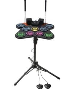 VEVOR 9-Pad Kids Electronic Drum Set with Stand