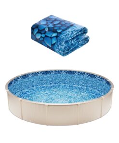 VEVOR 21ft Round Overlap Vinyl Pool Liner for Above-Ground Pools