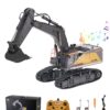 22-Канальный Радиоуправляемый Экскаватор VEVOR 114 Scale с Дистанционным Управлением Металлическим Ковшом