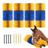 VEVOR Livestock Scratching Brush 4pcs  Itch Relief  Grooming for Horses