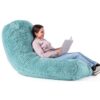 VEVOR Fluffy Plush Bean Bag Chair for Adults with Removable  Washable Cover