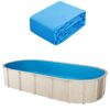 Облицовка Овального бассейна VEVOR 67 x 375 м В стиле перекрытия