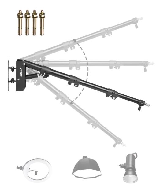 VEVOR Wall Mounted Boom Arm Light Stand