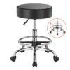 VEVOR Round Rolling Stool with Wheels