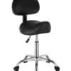 VEVOR Ergonomic Saddle Stool with Backrest