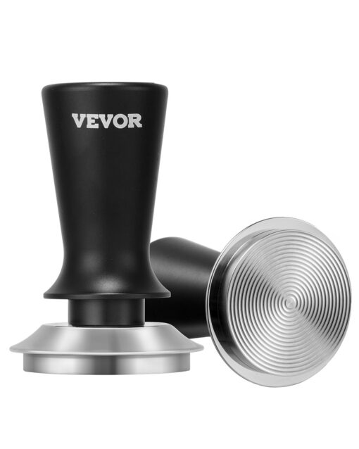 VEVOR 53mm Espresso Tamper Stainless Steel Coffee Tamper with 136kg Spring for Even Tamping