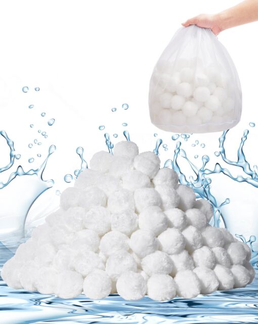VEVOR Reusable Pool Filter Balls 16 kg High Efficiency Polyester Media for Sand Filter Pumps