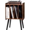 VEVOR 2 Tier Wooden Vinyl Record Player Stand