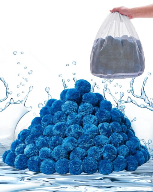 VEVOR Reusable Pool Filter Balls 14 kg for Sand Filter Pump High Efficiency Polyester Media