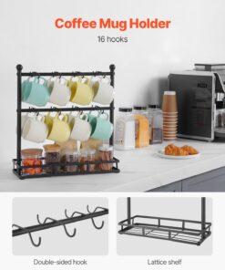 Carbon Steel Countertop Cup Rack