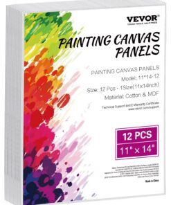 VEVOR 12-Pack 28x35 cm Blank Canvas Boards for Painting